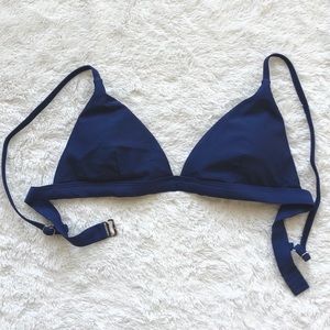 Navy Bikini Top